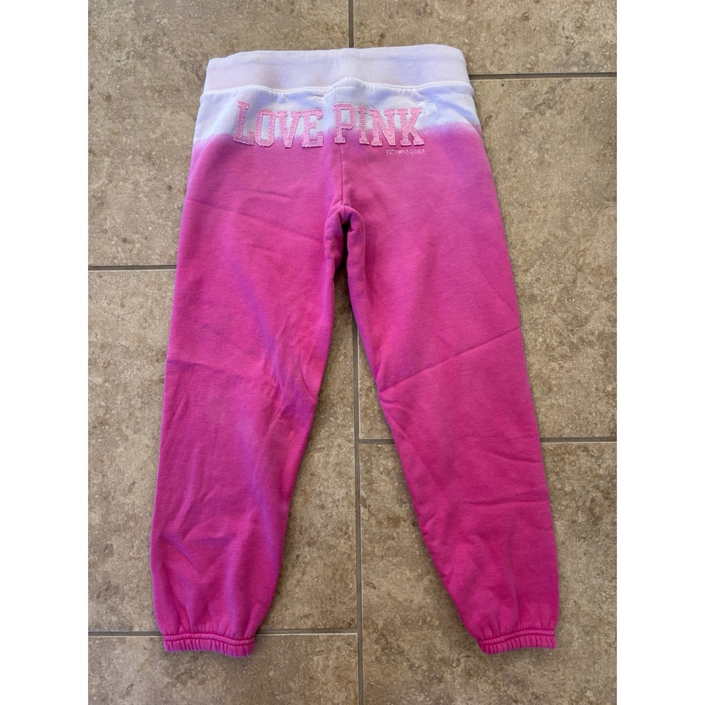 Pink Victoria's Secret Ombre Joggers Love‎ Pink 86 Sweatpants XS